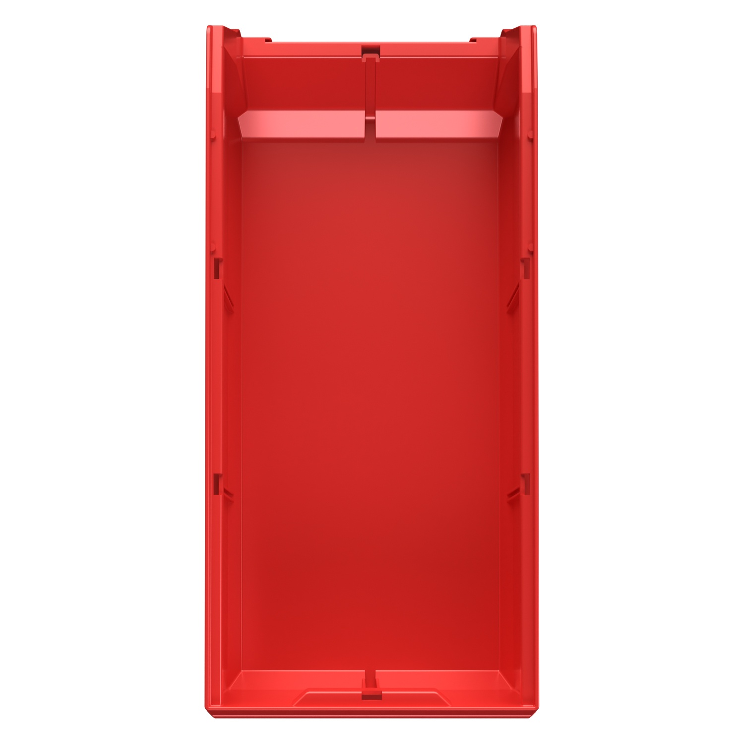 Складской лоток Logic Store 500х225х150 мм iPlast красный с отверстиями для перегородок N1 (12.405.1)