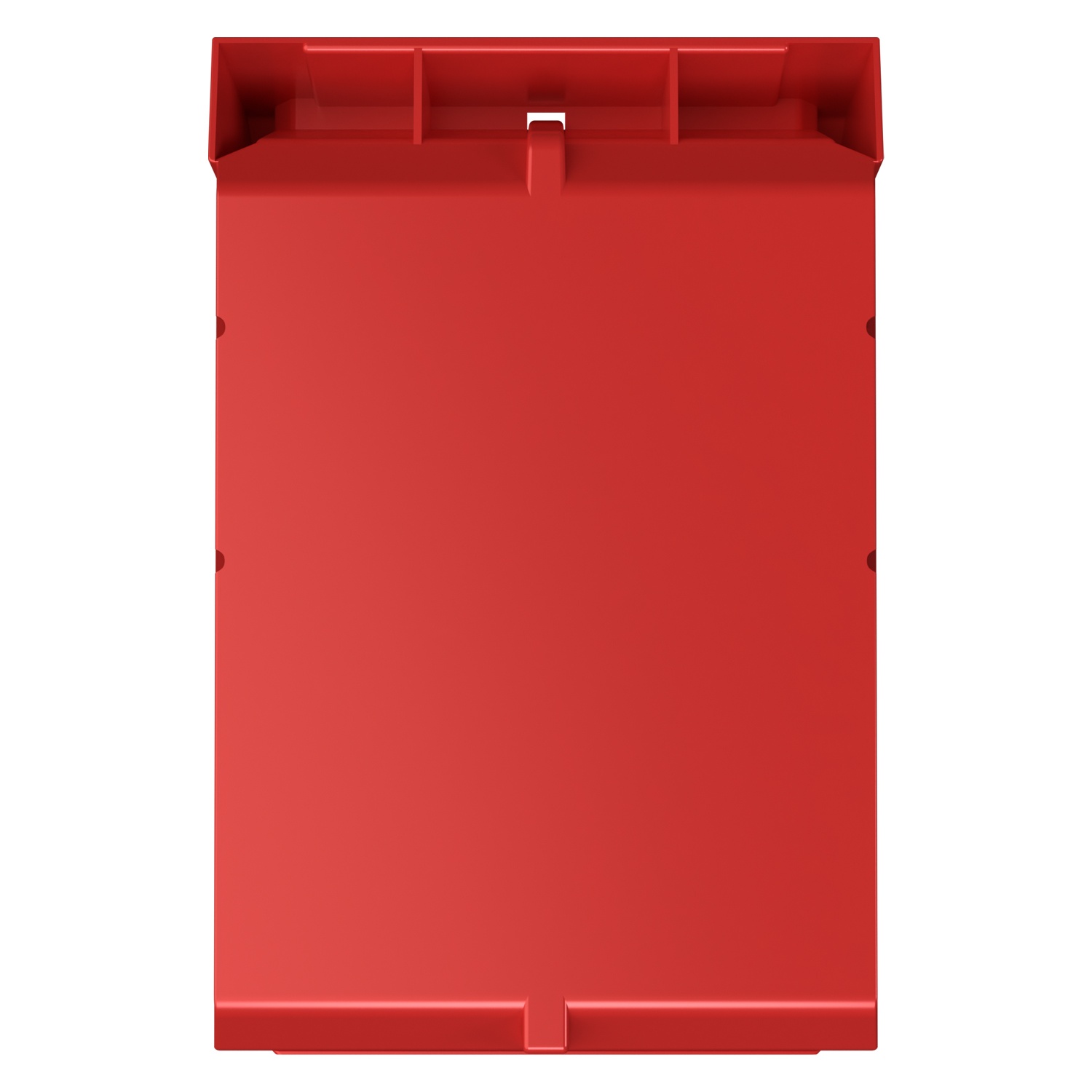 Складской лоток Logic Store 350x225x150 мм iPlast красный с отверстиями для продольной перегородки