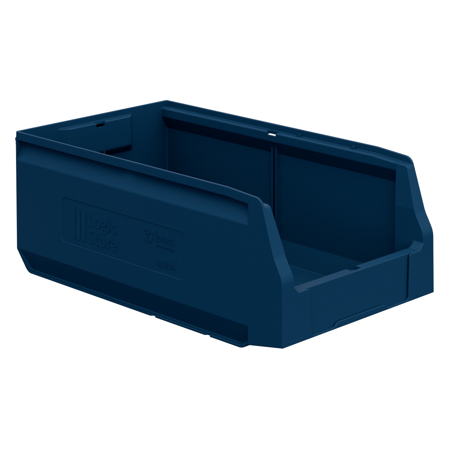 Складской лоток Logic Store 400x225x150 мм iPlast синий индиго