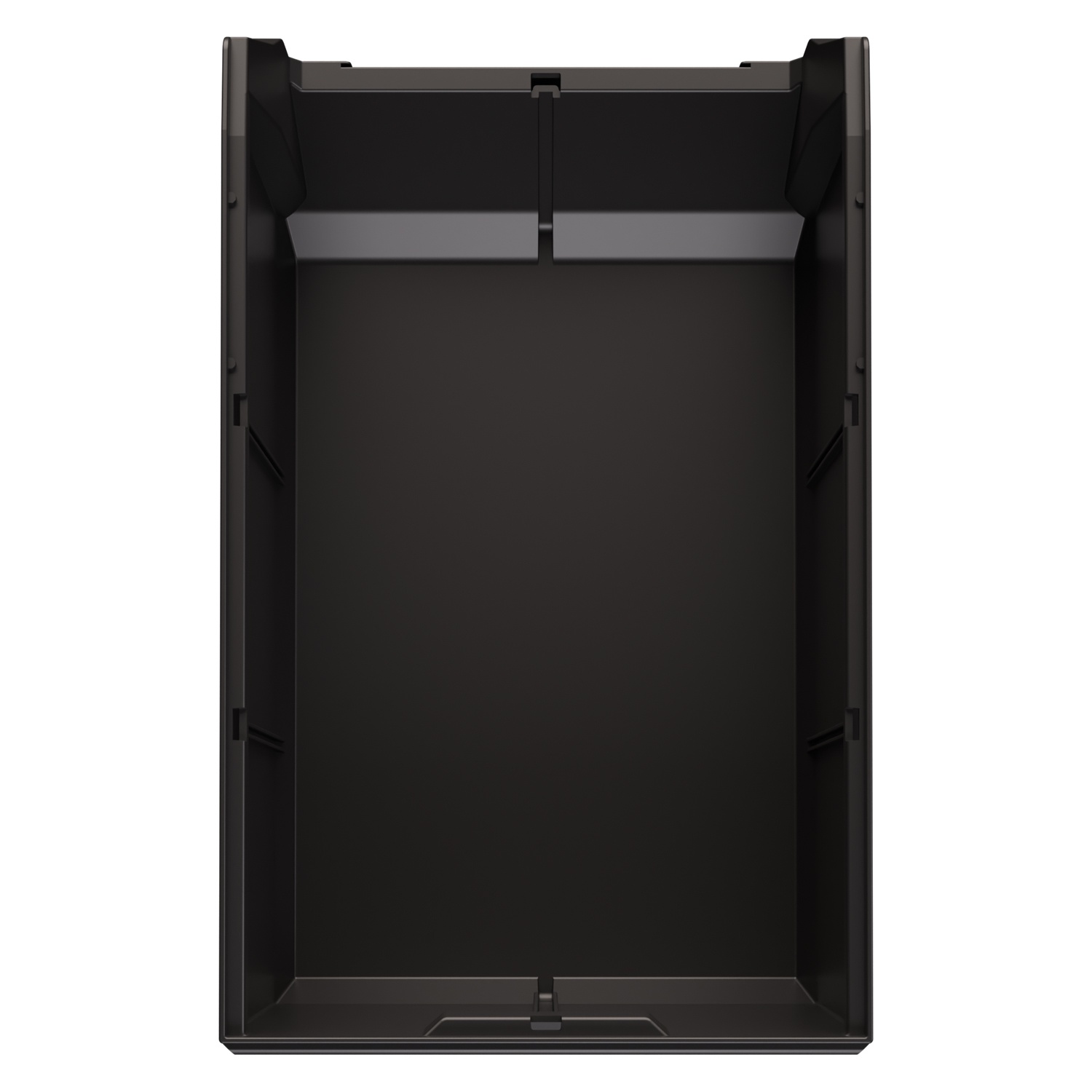 Складской лоток Logic Store 500х300х200 мм iPlast чёрный ЭКО с отверстиями для перегородок N1 (12.406.1)