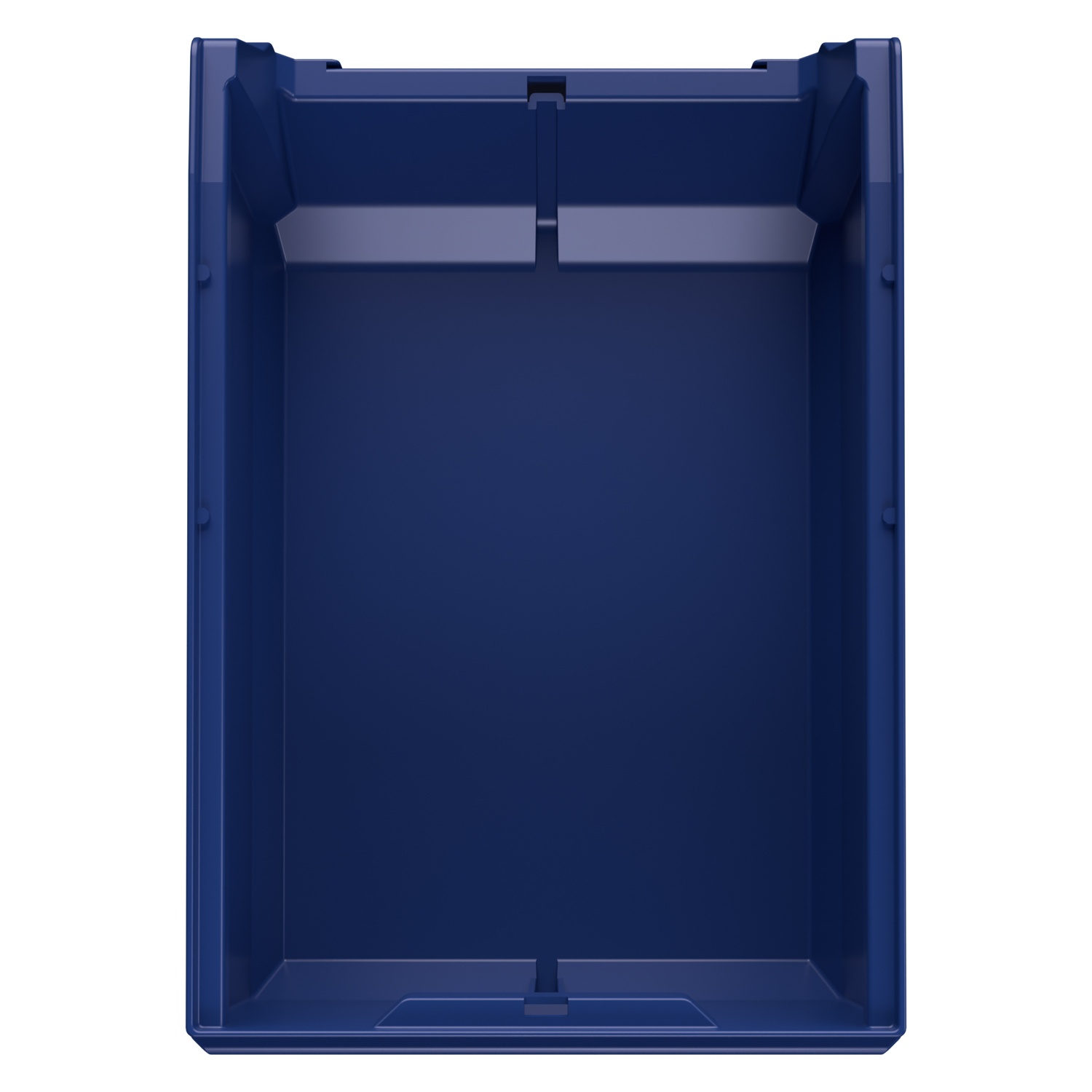 Складской лоток Logic Store 350x225x150 мм iPlast синий индиго с отверстиями для продольной перегородки