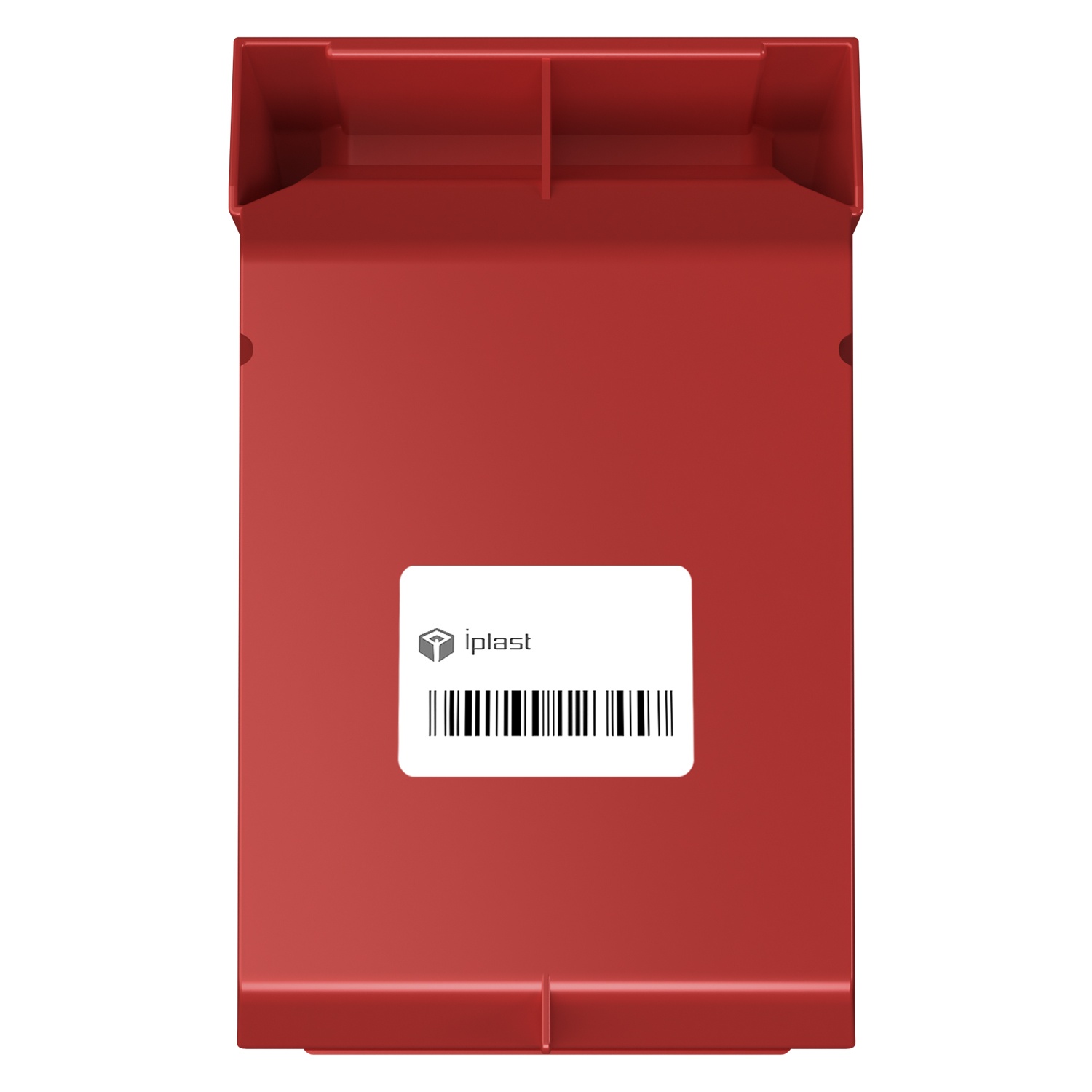 Складской лоток Logic Store 250х150х130 мм iPlast красный с наклейкой 50х70 мм сбоку Складской лоток Logic Store 250х150х130 мм iPlast красный с наклейкой 50х70 мм сбоку