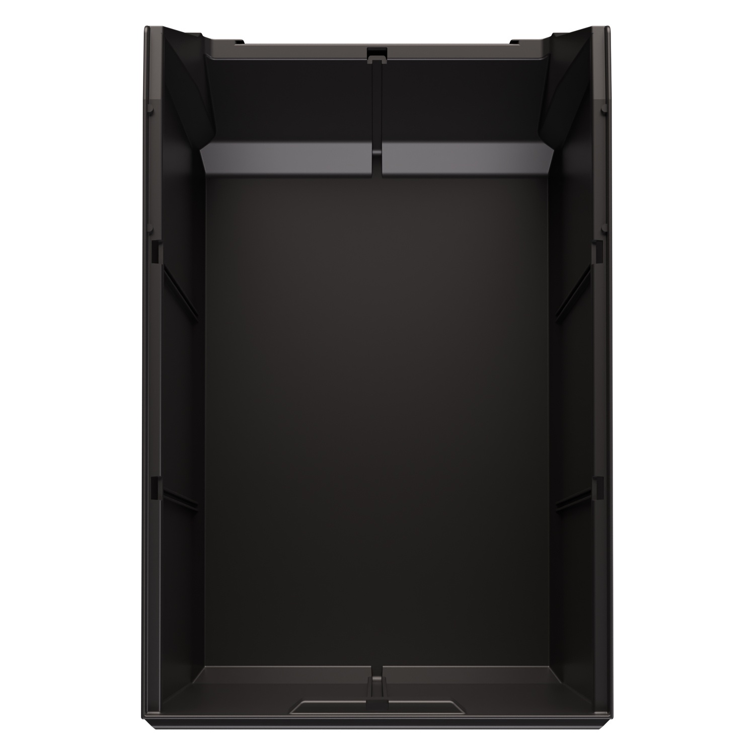 Складской лоток Logic Store 500х300х250 мм iPlast чёрный ЭКО с отверстиями для перегородок N2 (12.407.2)