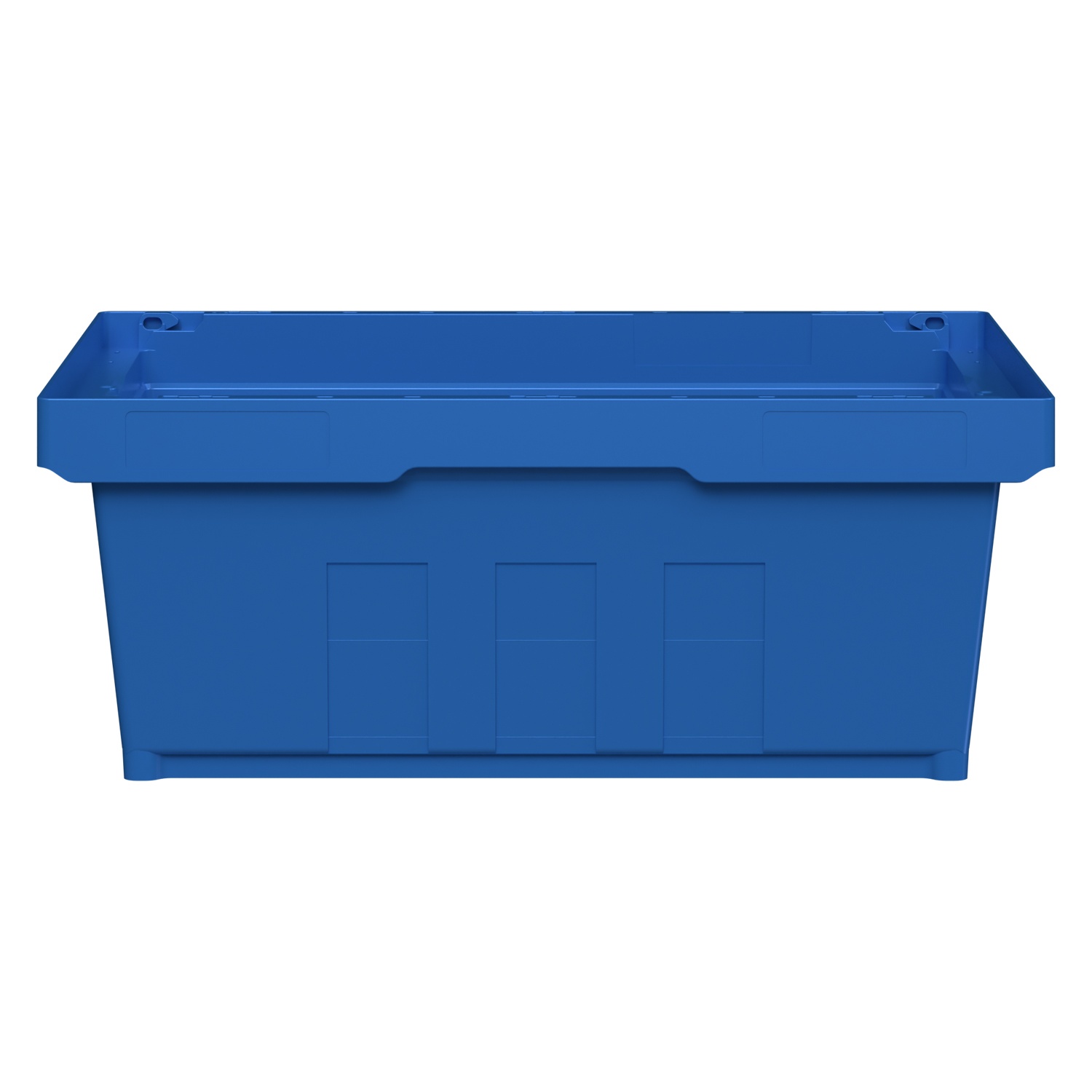 Вкладываемый контейнер INSTORE KVR-6422 600x400x235 мм iPlast голубой с усиленным дном