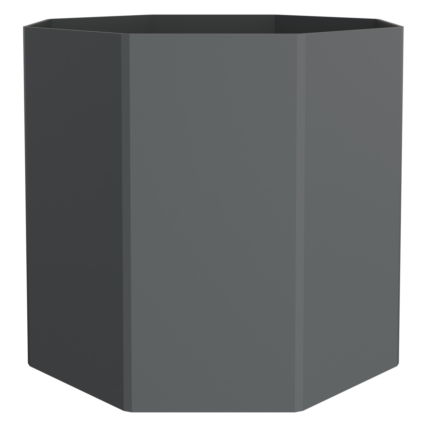 Стенка контейнера Diamond 1110х1110х840 мм iPlast PolyBox серая Октабин