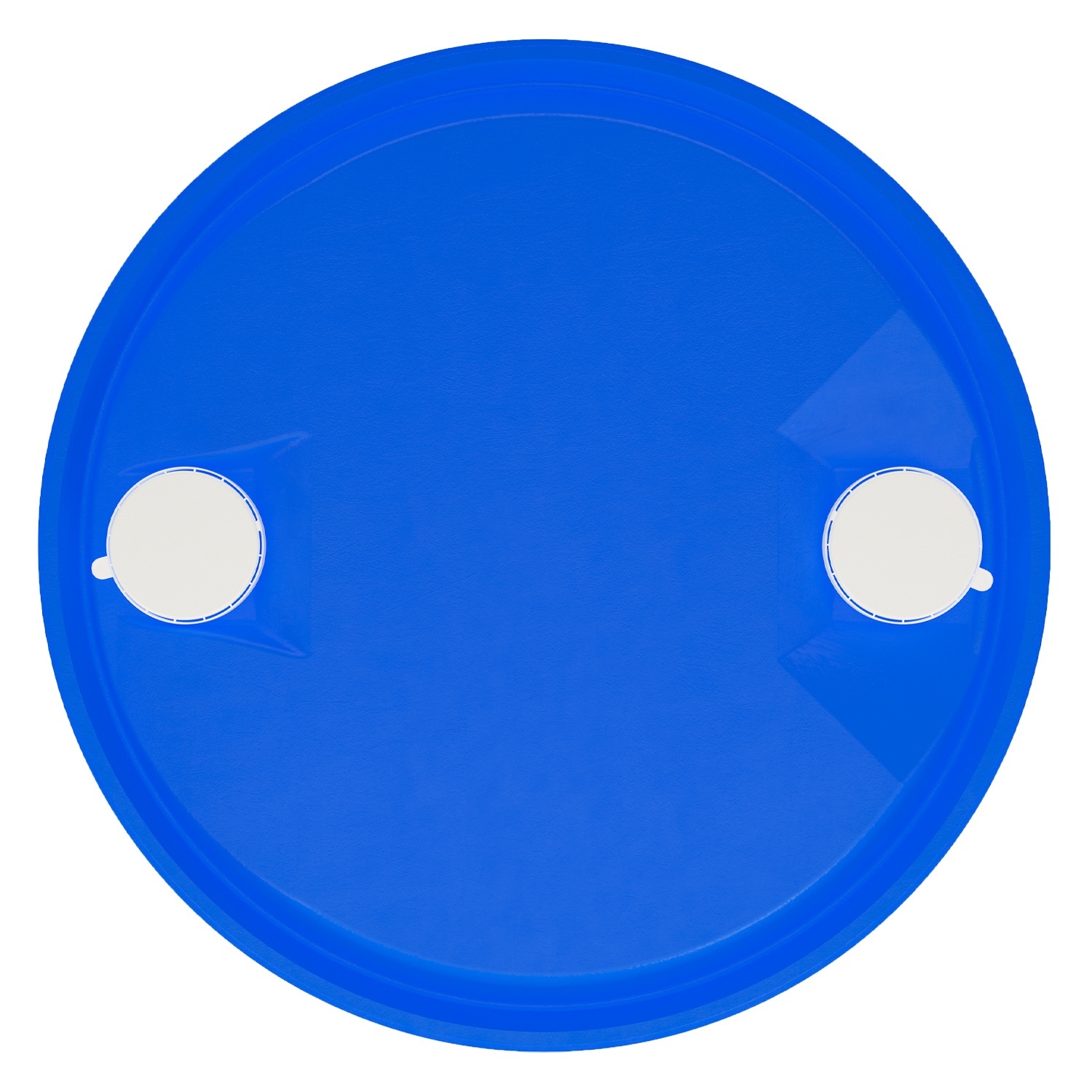 Пластиковая бочка 227 л синяя с 2 пробками L‑Ring Plus