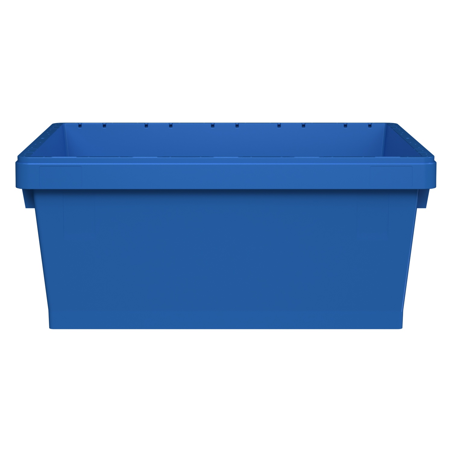 Вкладываемый контейнер INSTORE KVR-8634.1 800х600х340 мм iPlast голубой с усиленным дном и штабельным упором