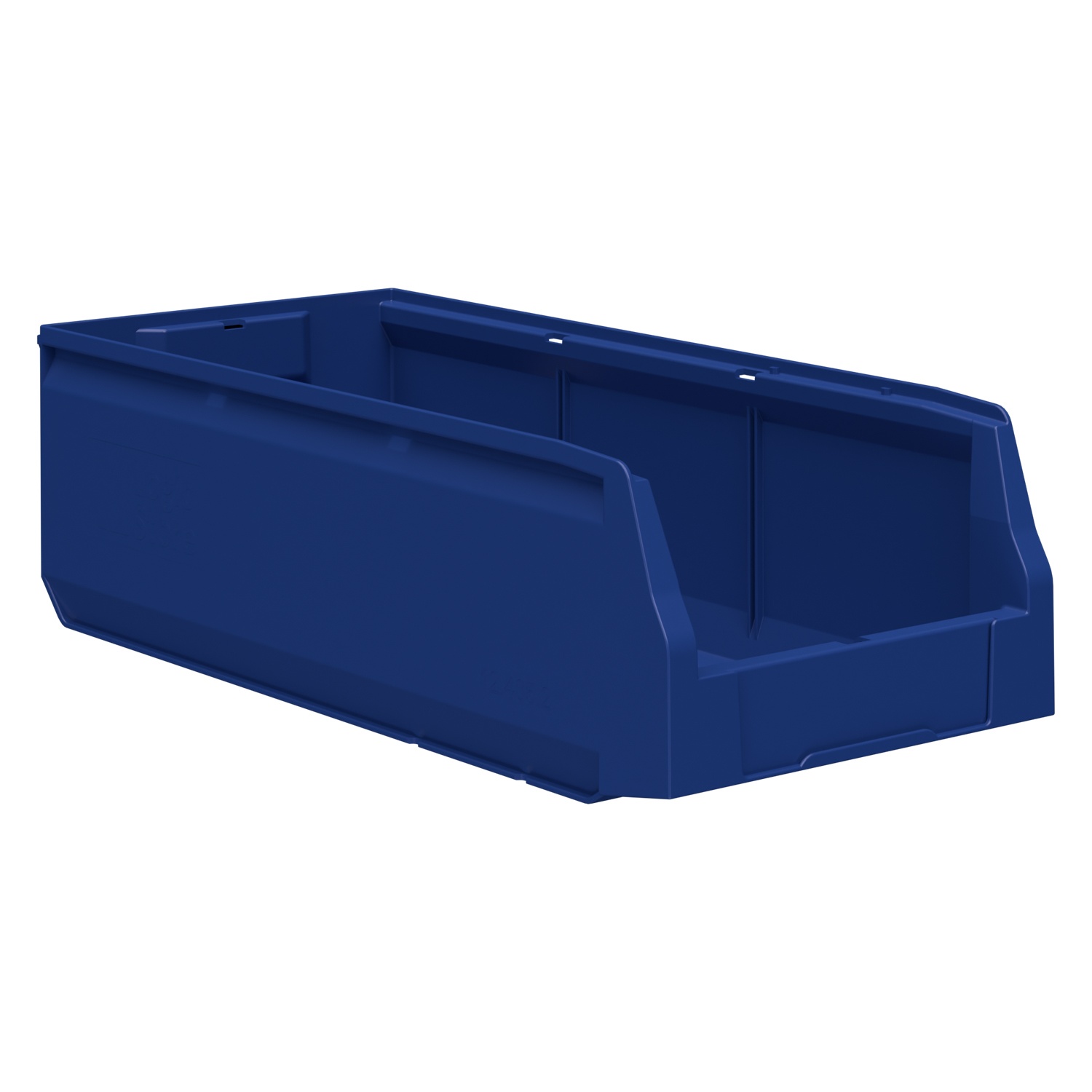 Складской лоток Logic Store 500х225х150 мм iPlast синий индиго с отверстиями для перегородок N2 (12.405.2)