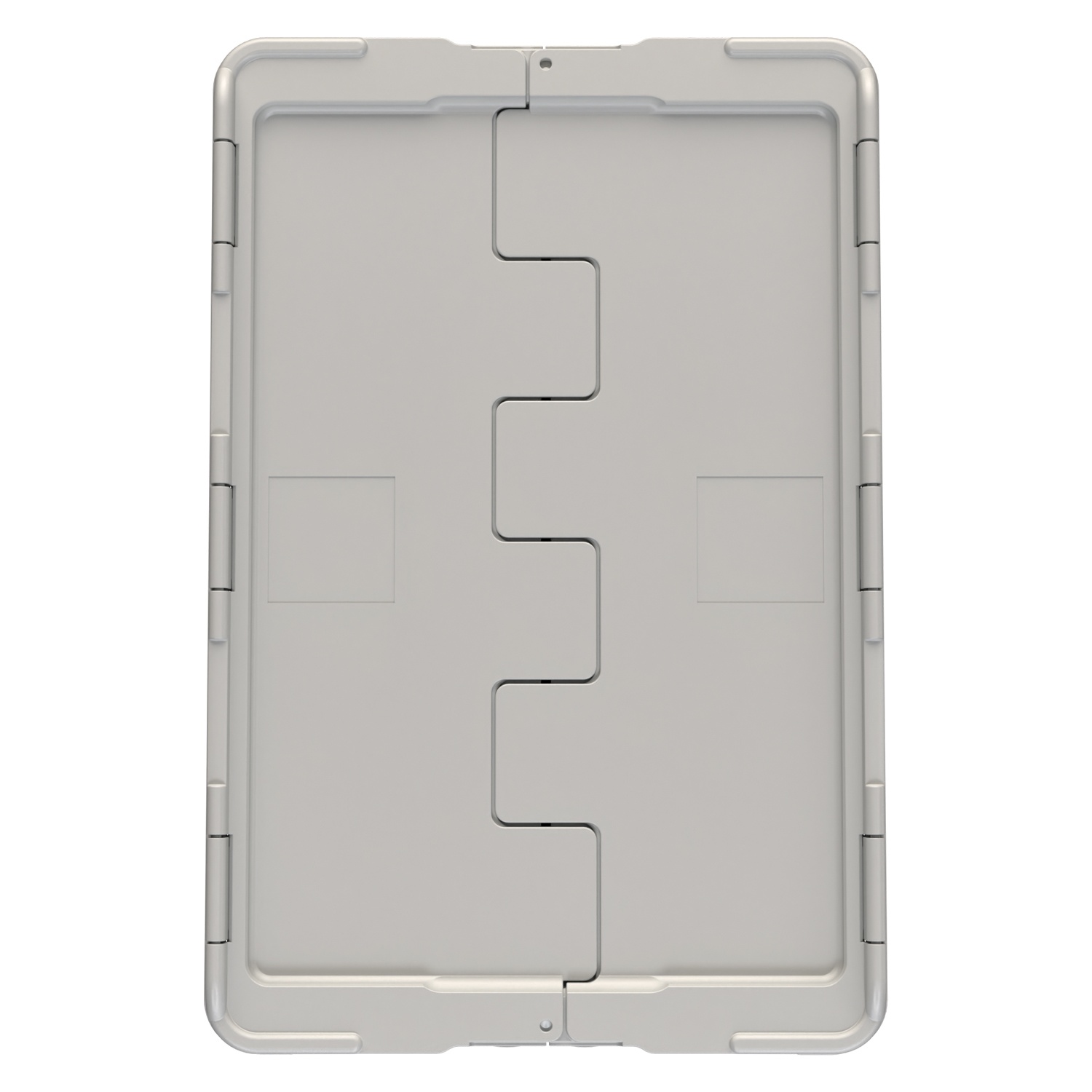 Вкладываемый контейнер INSTORE KV-6442.1 600х398х420 мм iPlast серый со сплошным дном и распашной крышкой