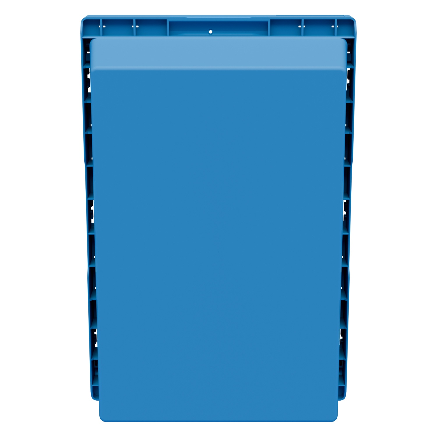 Вкладываемый контейнер INSTORE KV-6422 600x400x220 мм iPlast голубой со сплошным дном