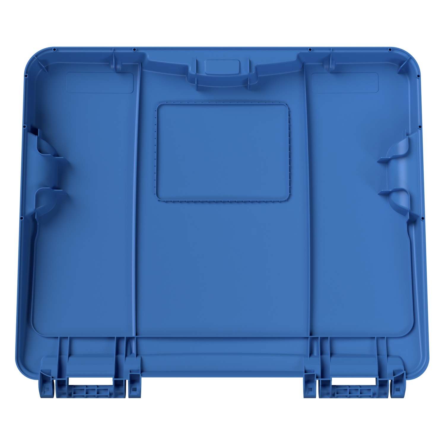 Крышка для мусорного контейнера 1100 л iPlast синяя NEW (21.056)