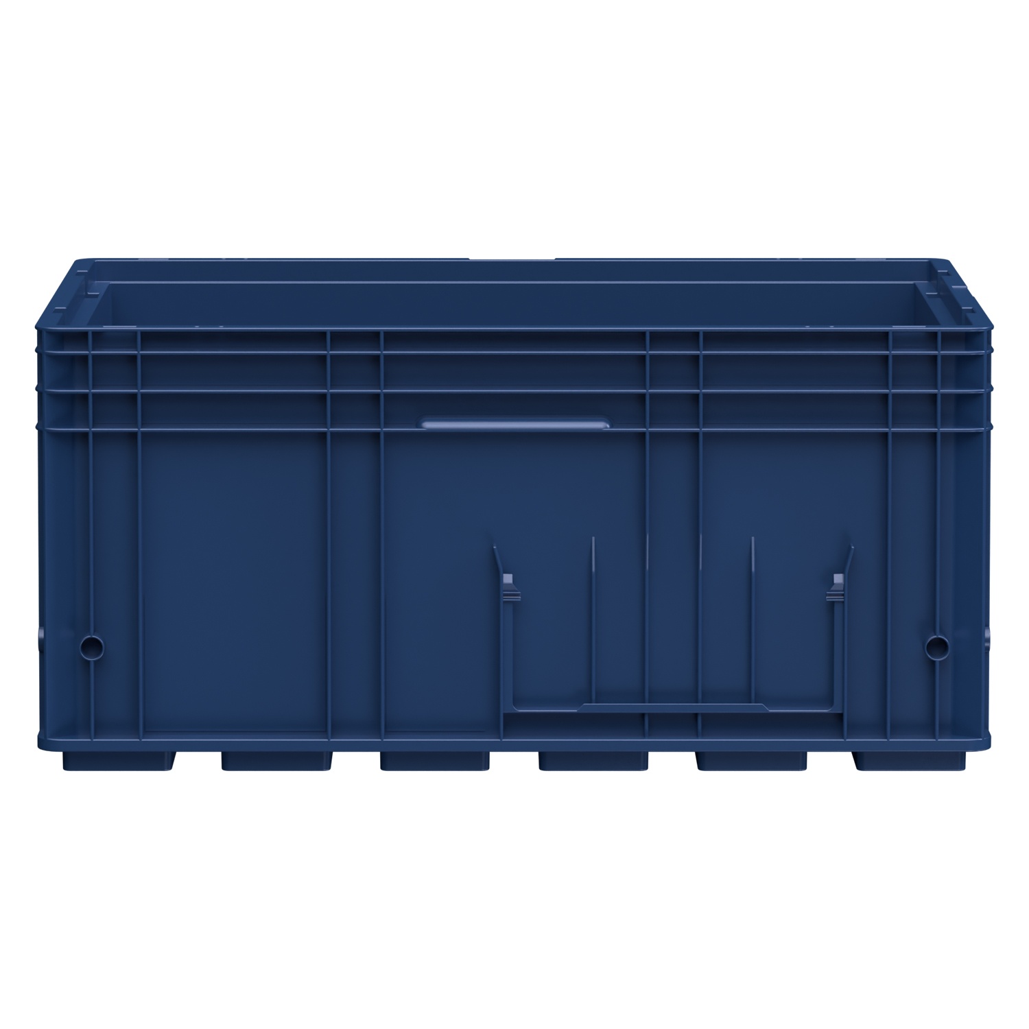Ящик R-KLT 6429 594х396х280 мм iPlast синий индиго с усиленным дном