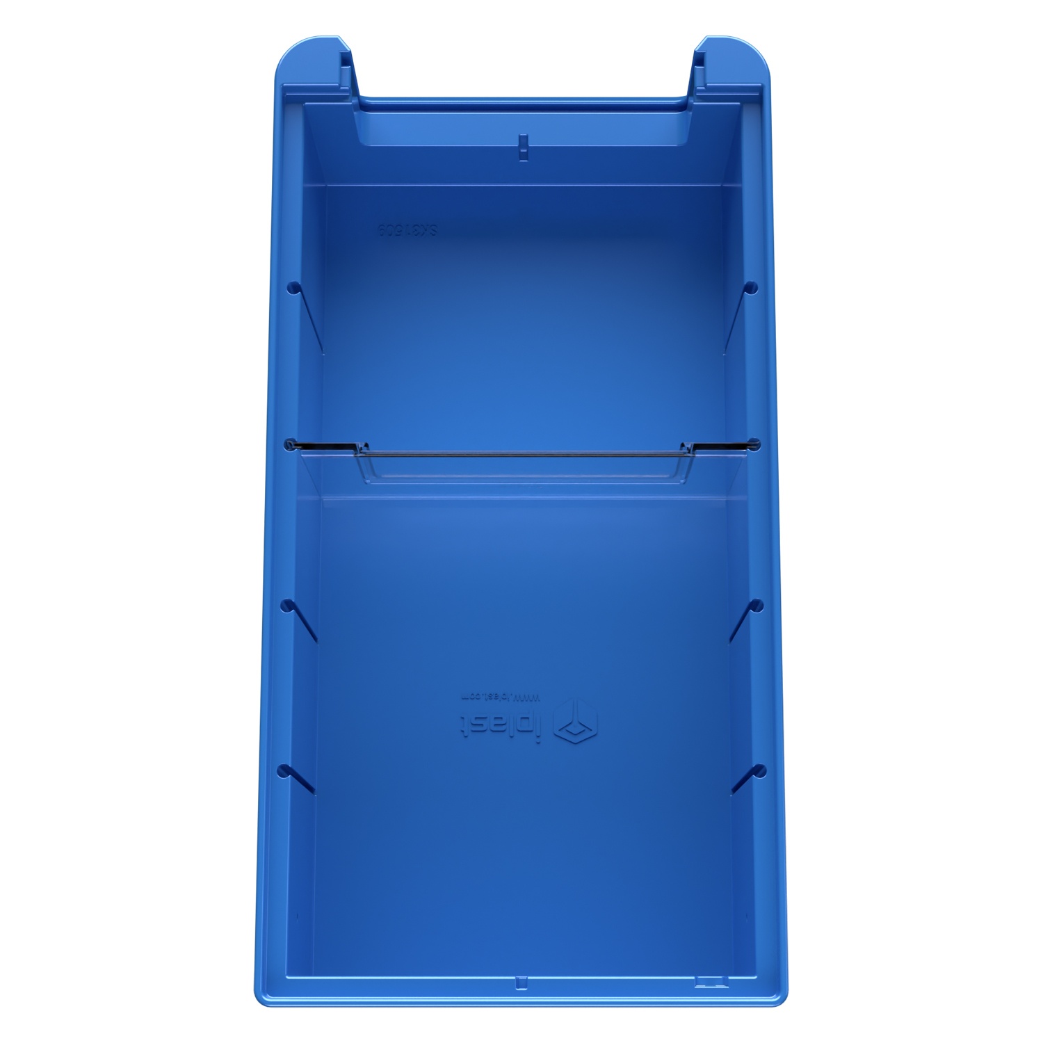 Полочный контейнер SK-31509 300х155х90 мм iPlast голубой с 1 поперечной перегородкой Полочный контейнер SK-31509 300х155х90 мм iPlast голубой с 1 поперечной перегородкой