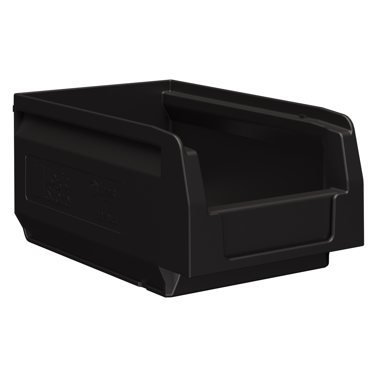 Складской лоток Logic Store 165х100х75 мм iPlast чёрный ЭКО N1 (12.401.1)
