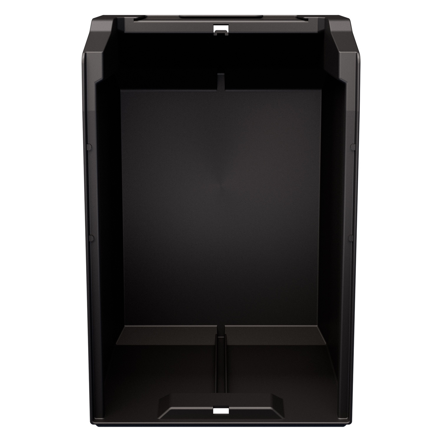 Складской лоток Logic Store 350x225x200 мм iPlast чёрный ЭКО с отверстиями для продольной перегородки