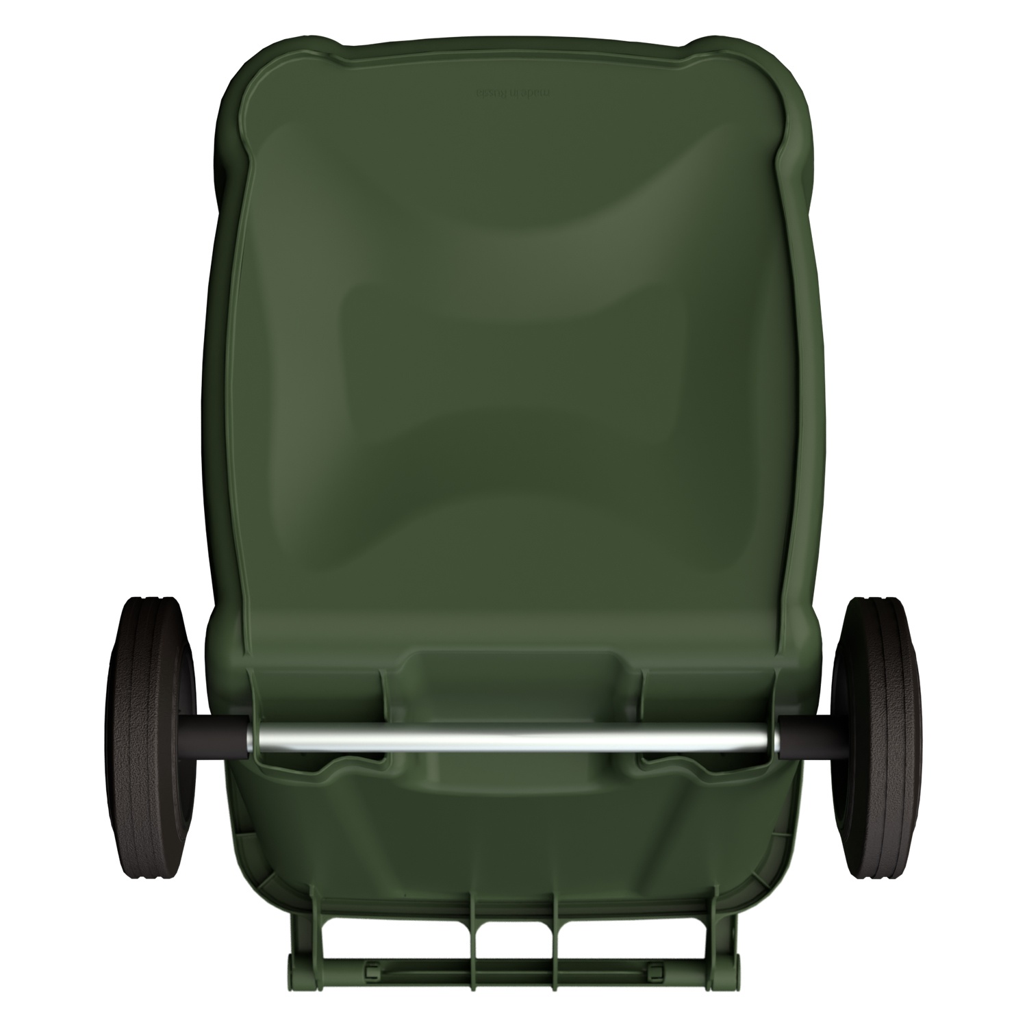 Мусорный контейнер 240 л iPlast зелёный 2-колёсный (д. 200 мм) с зелёной крышкой NEW (20.808) Мусорный контейнер 240 л iPlast зелёный 2-колёсный (д. 200 мм) с зелёной крышкой NEW (20.808)