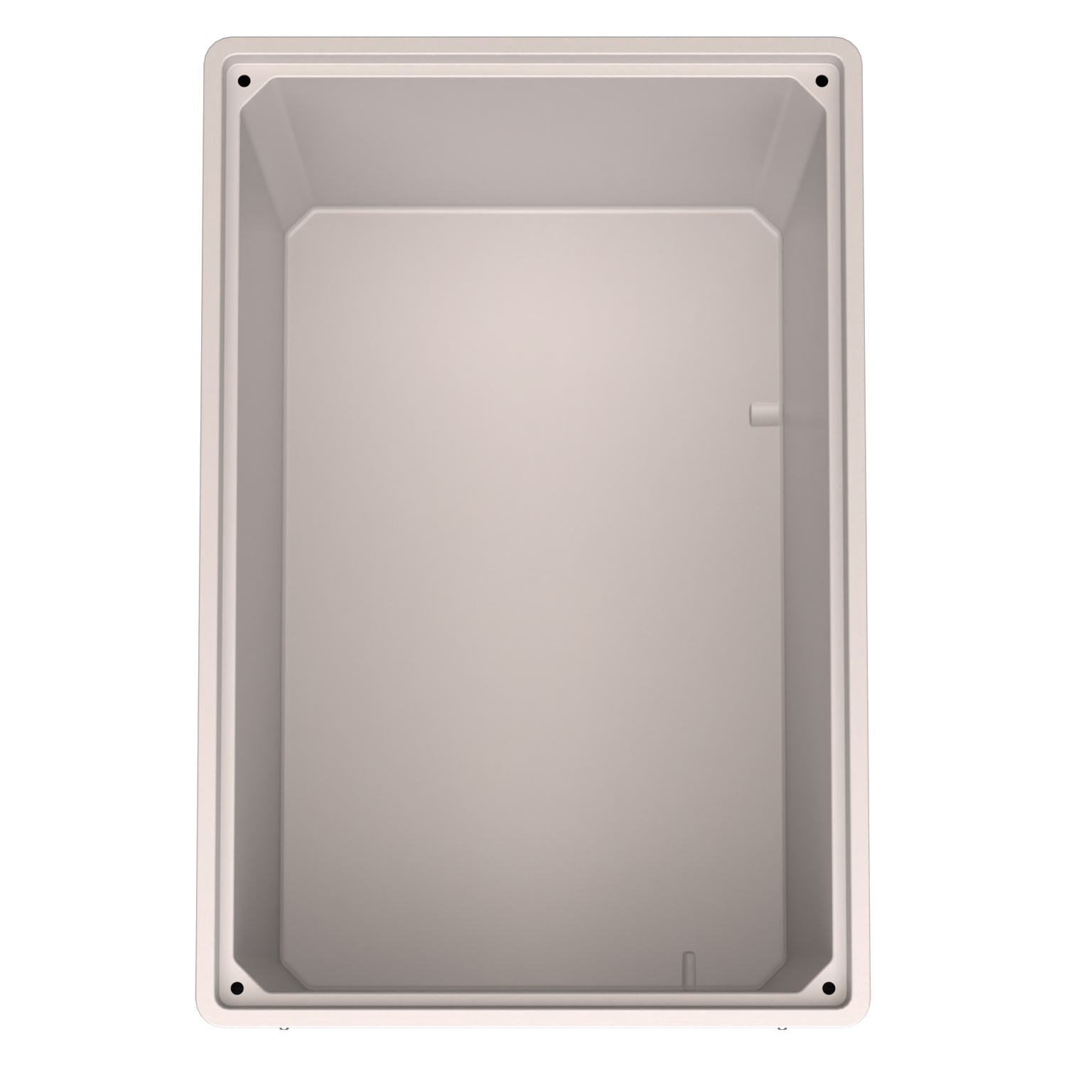 Большой контейнер 1200х800х920 мм iPlast iBOX светло-серый со сплош. стенками и дном на колёсах с пробкой 2 дюйма Большой контейнер 1200х800х920 мм iPlast iBOX светло-серый со сплош. стенками и дном на колёсах с пробкой 2 дюйма