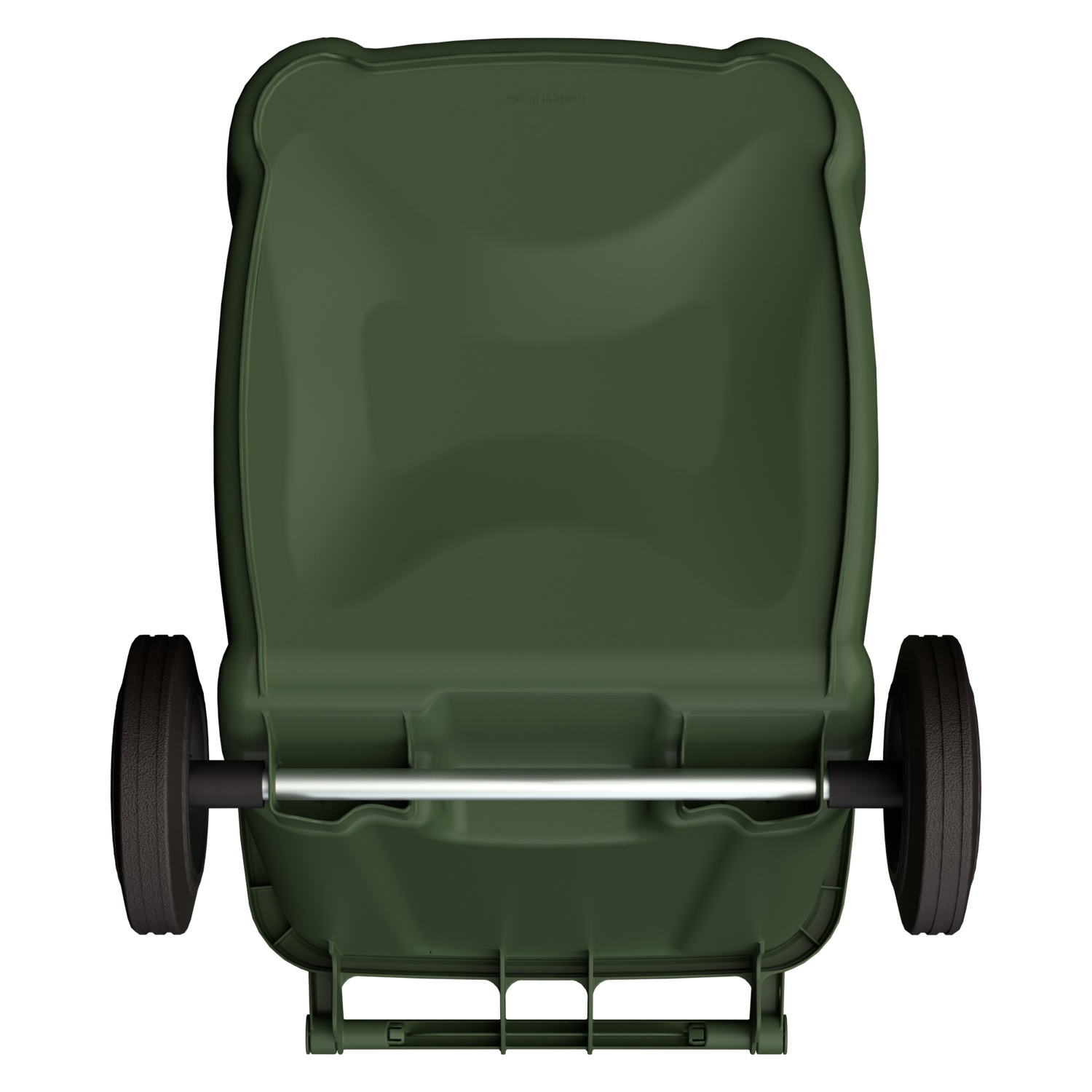 Мусорный контейнер 240 л iPlast зелёный 2-колёсный (д. 200 мм) с зелёной крышкой NEW (20.808) Мусорный контейнер 240 л iPlast зелёный 2-колёсный (д. 200 мм) с зелёной крышкой NEW (20.808)