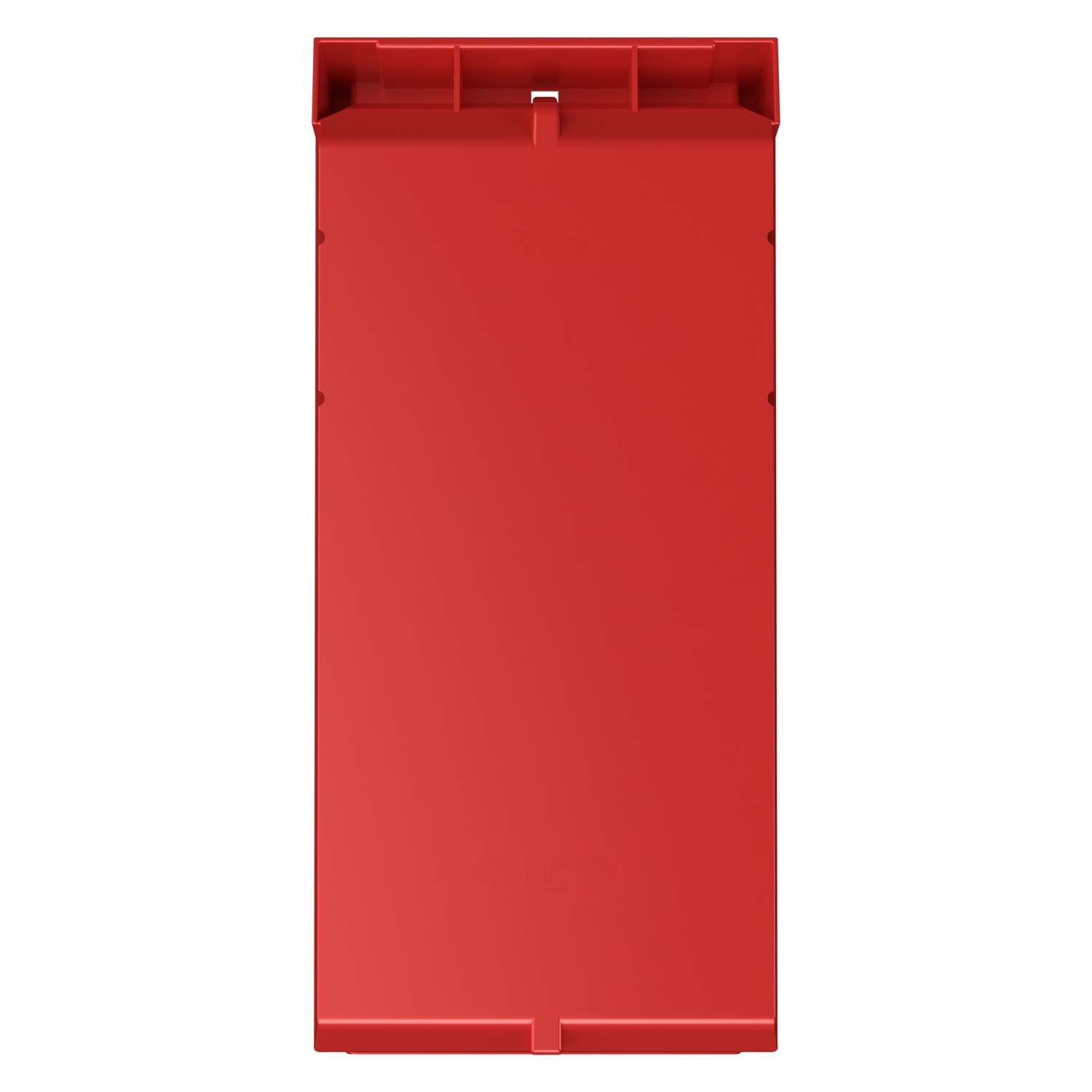 Складской лоток Logic Store 500х225х150 мм iPlast красный с отверстиями для перегородок N2 (12.405.2)