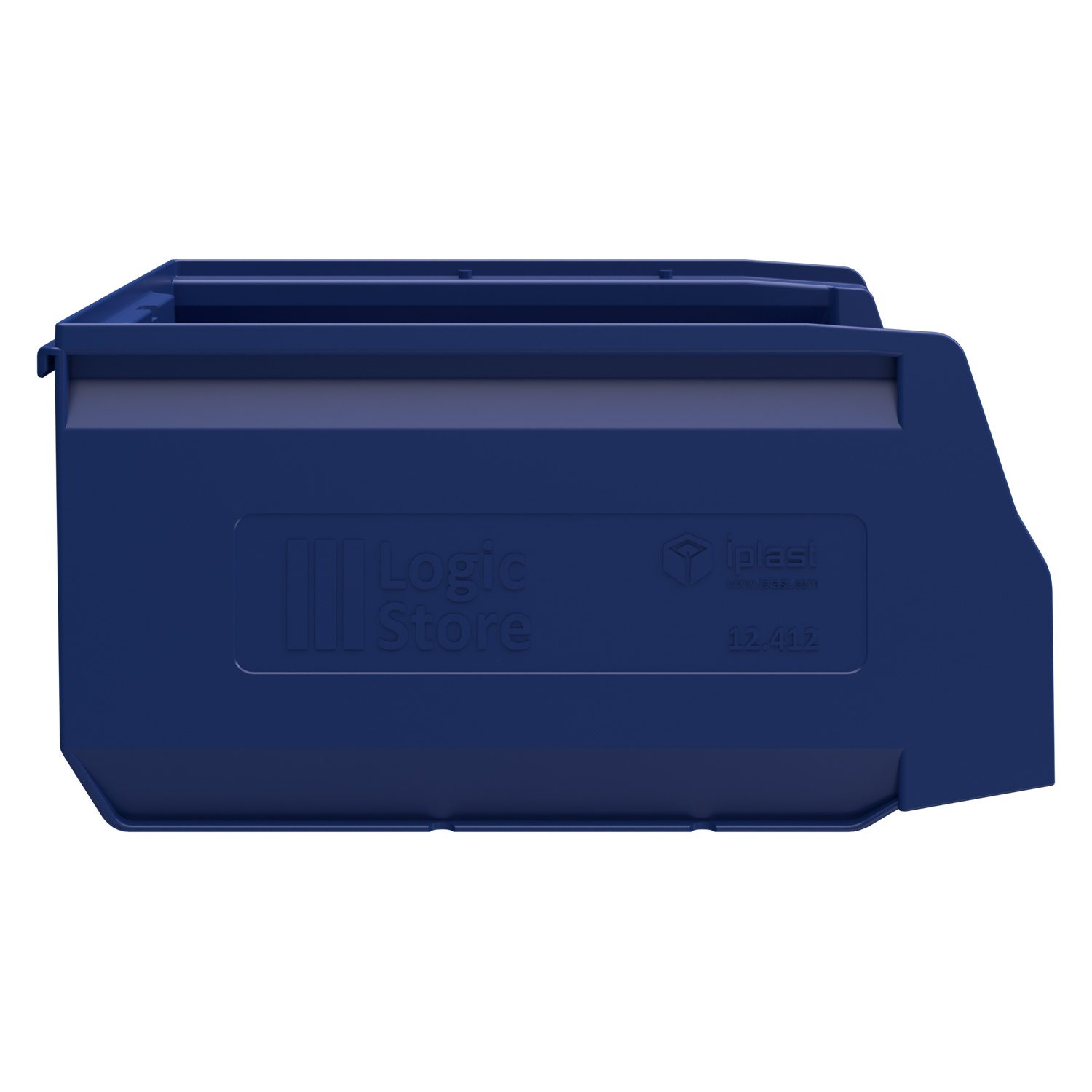 Складской лоток Logic Store 300x225x150 мм iPlast синий индиго