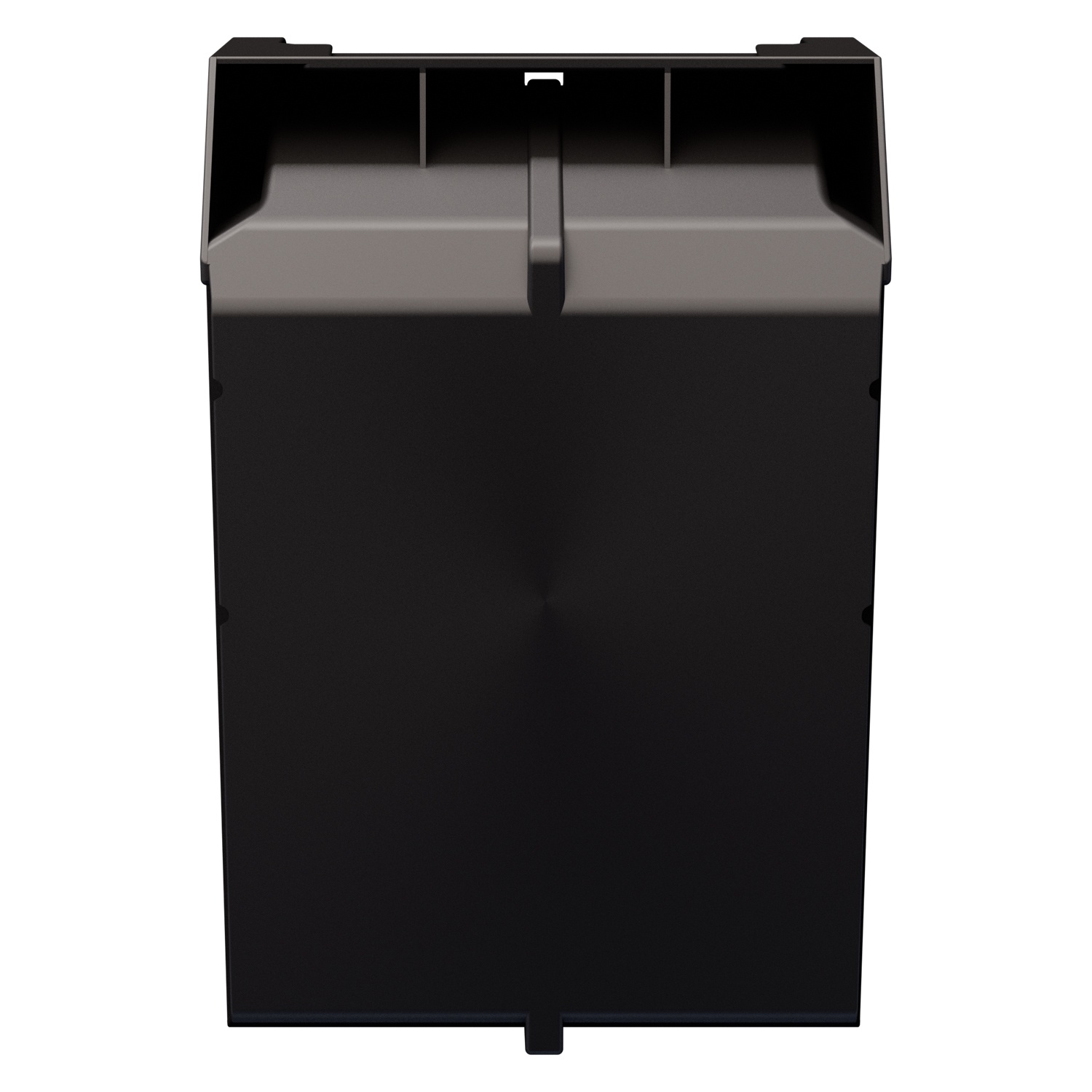 Складской лоток Logic Store 350x225x200 мм iPlast чёрный ЭКО с отверстиями для продольной перегородки