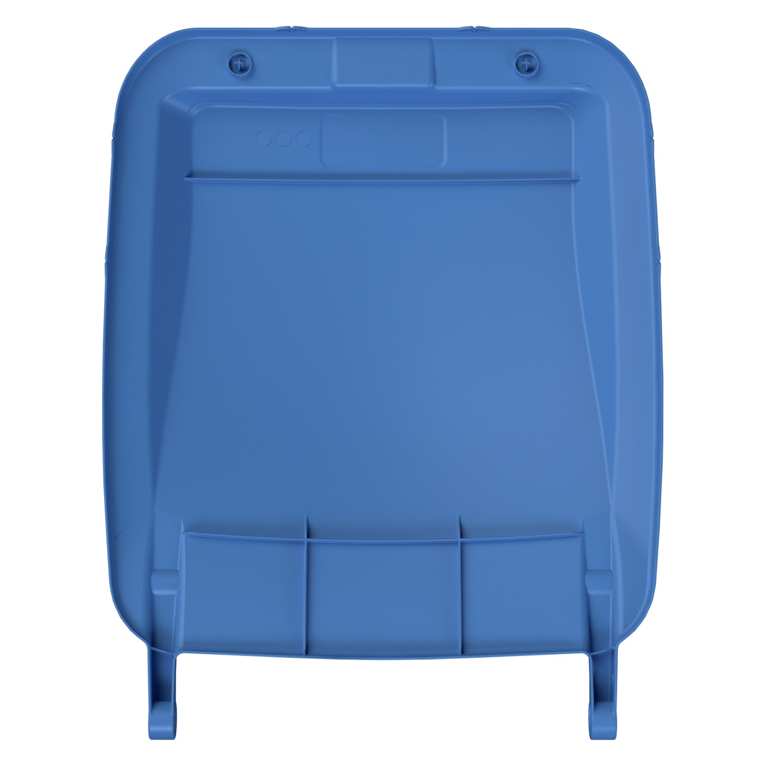 Крышка для мусорного контейнера 240 л (Light) iPlast тёмно-голубая