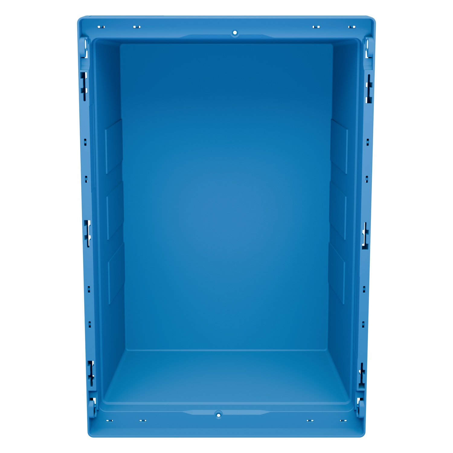 Вкладываемый контейнер INSTORE KVR-6422 600x400x235 мм iPlast голубой с усиленным дном