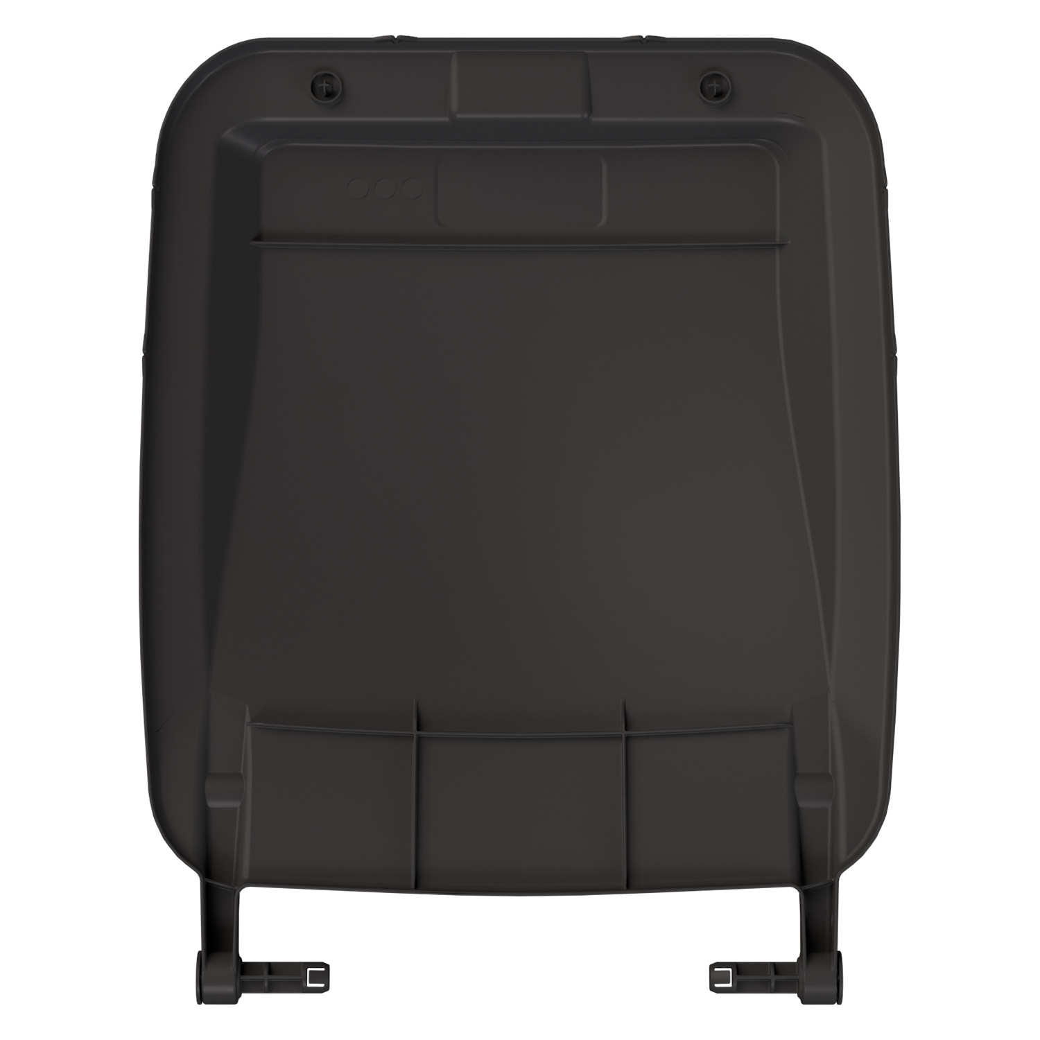 Крышка для мусорного контейнера 240 л (Light) iPlast тёмно-серая c осями для крепления