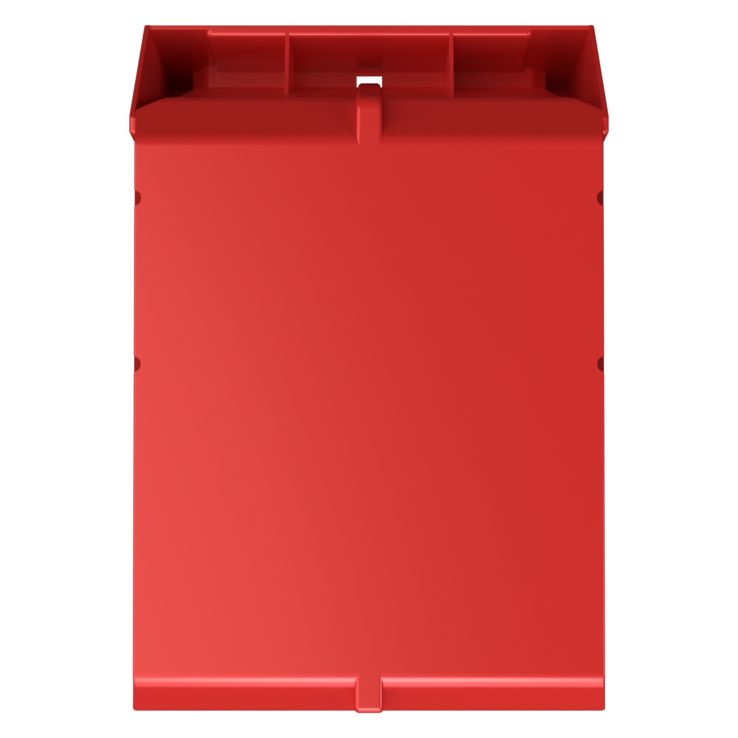 Складской лоток Logic Store 350x225x200 мм iPlast красный с отверстиями для продольной перегородки