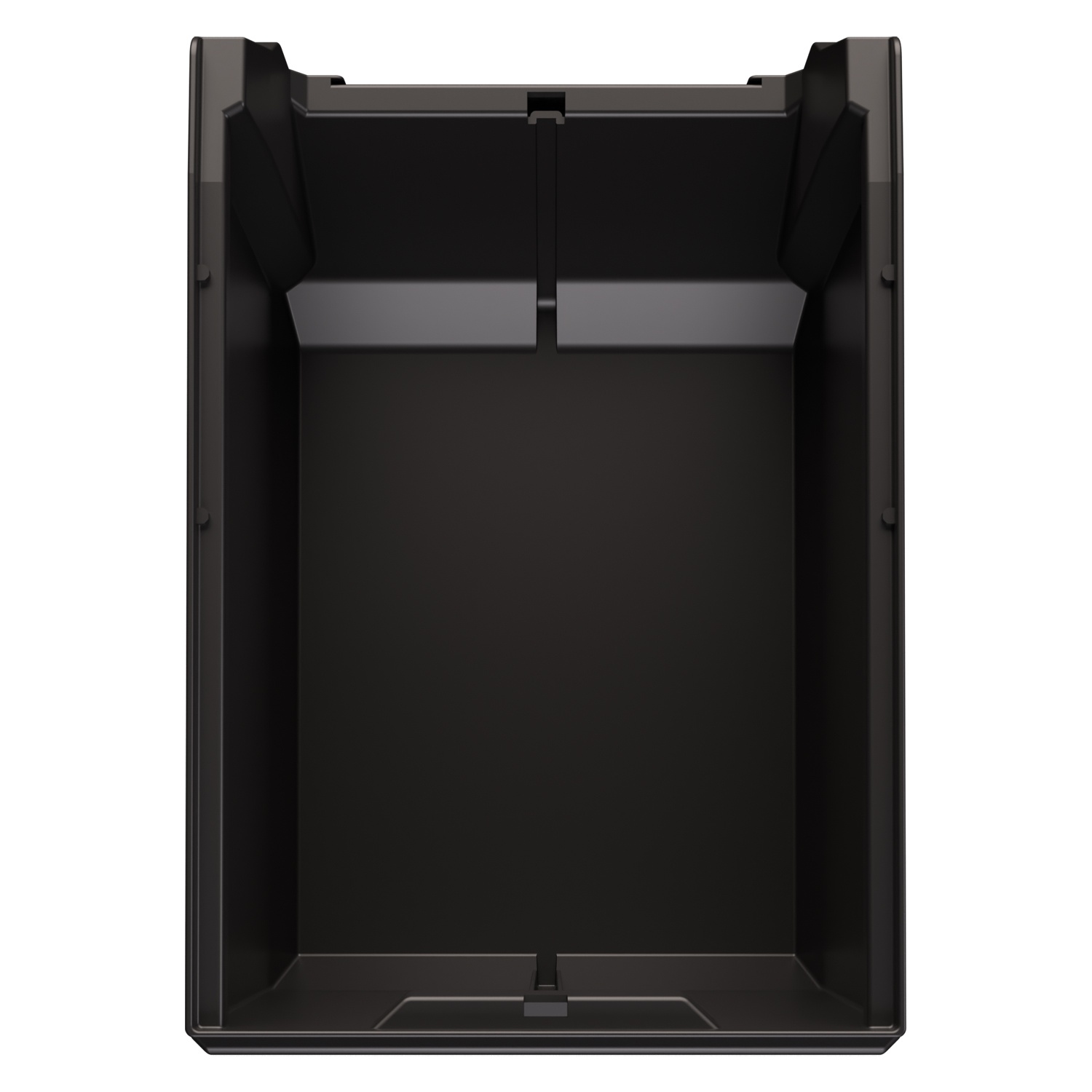 Складской лоток Logic Store 350x225x200 мм iPlast чёрный ЭКО с отверстиями для продольной перегородки