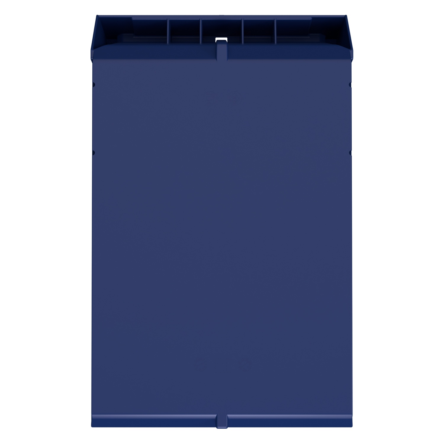 Складской лоток Logic Store 500х300х250 мм iPlast синий индиго с отверстиями для перегородок N2 (12.407.2)
