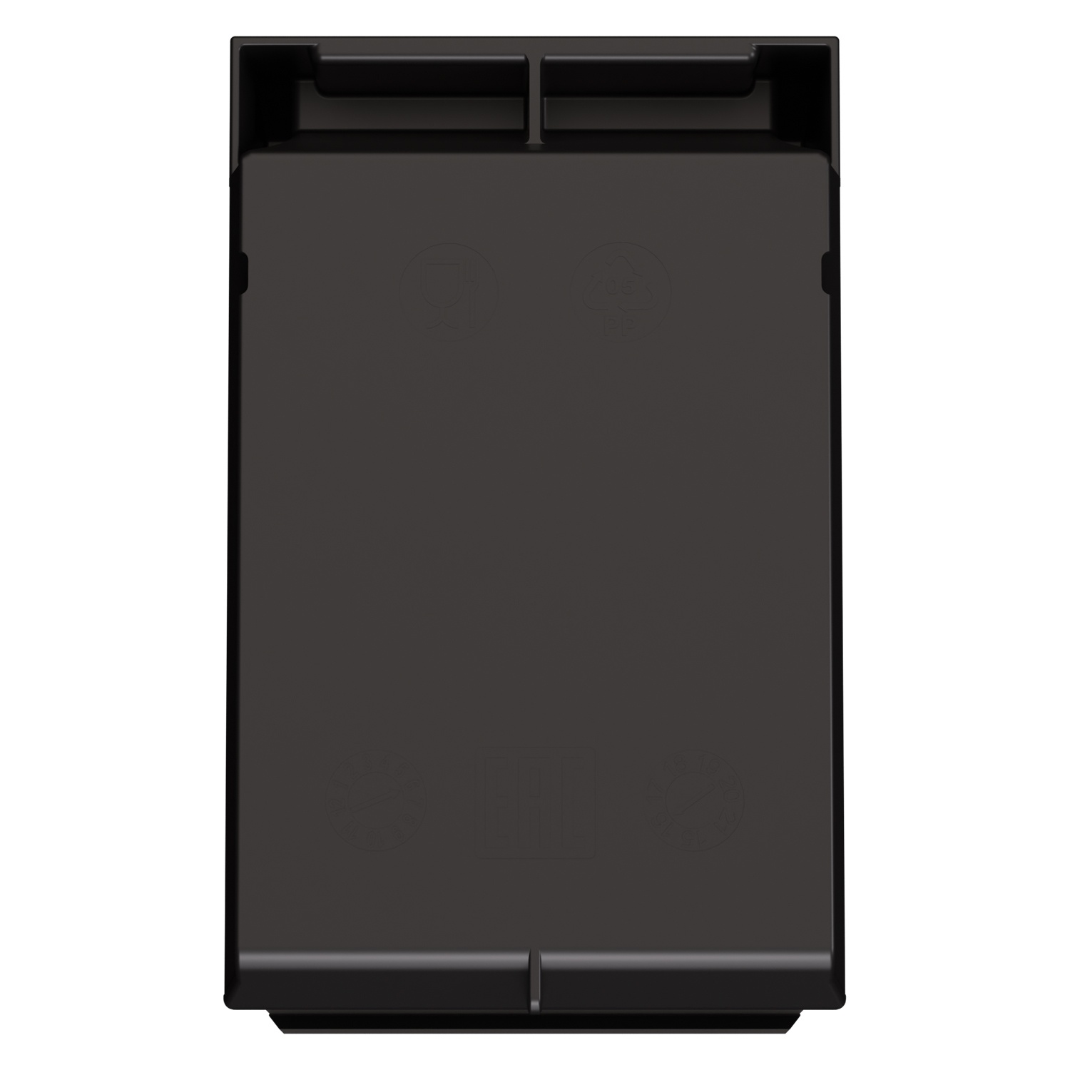 Складской лоток Logic Store 165х100х75 мм iPlast чёрный ЭКО N2 (12.401.2)
