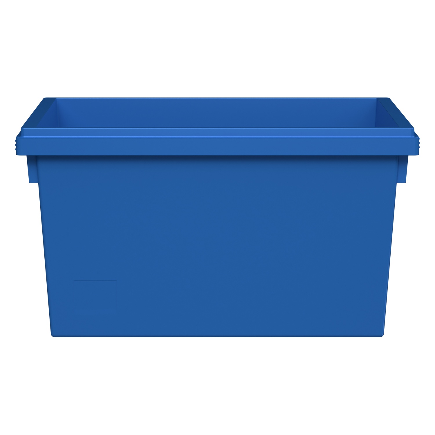 Вкладываемый контейнер INSTORE KV-6432 600x400x320 мм iPlast голубой со сплошным дном