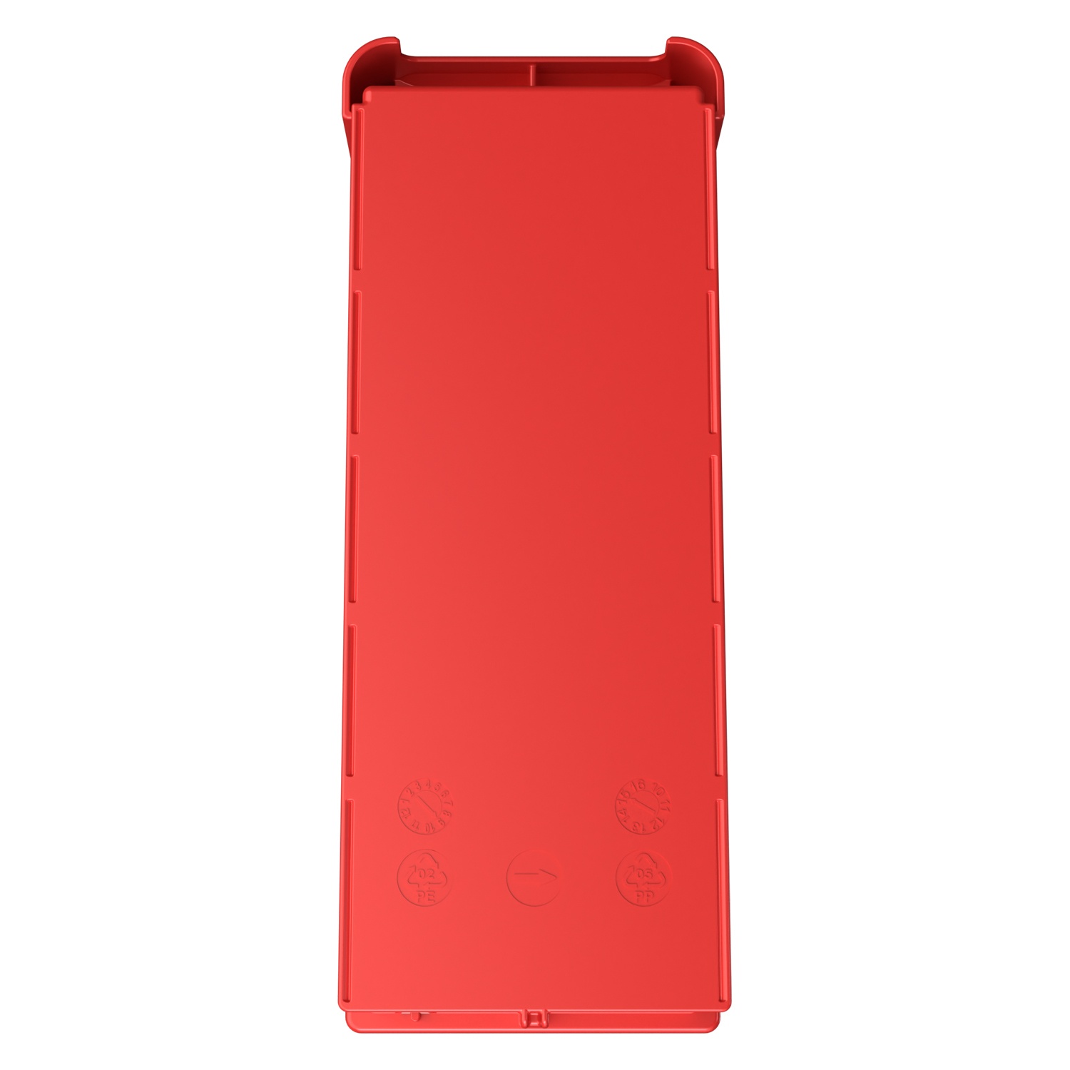 Полочный контейнер SK-3109 300х117х90 мм iPlast красный с 1 поперечной перегородкой Полочный контейнер SK-3109 300х117х90 мм iPlast красный с 1 поперечной перегородкой