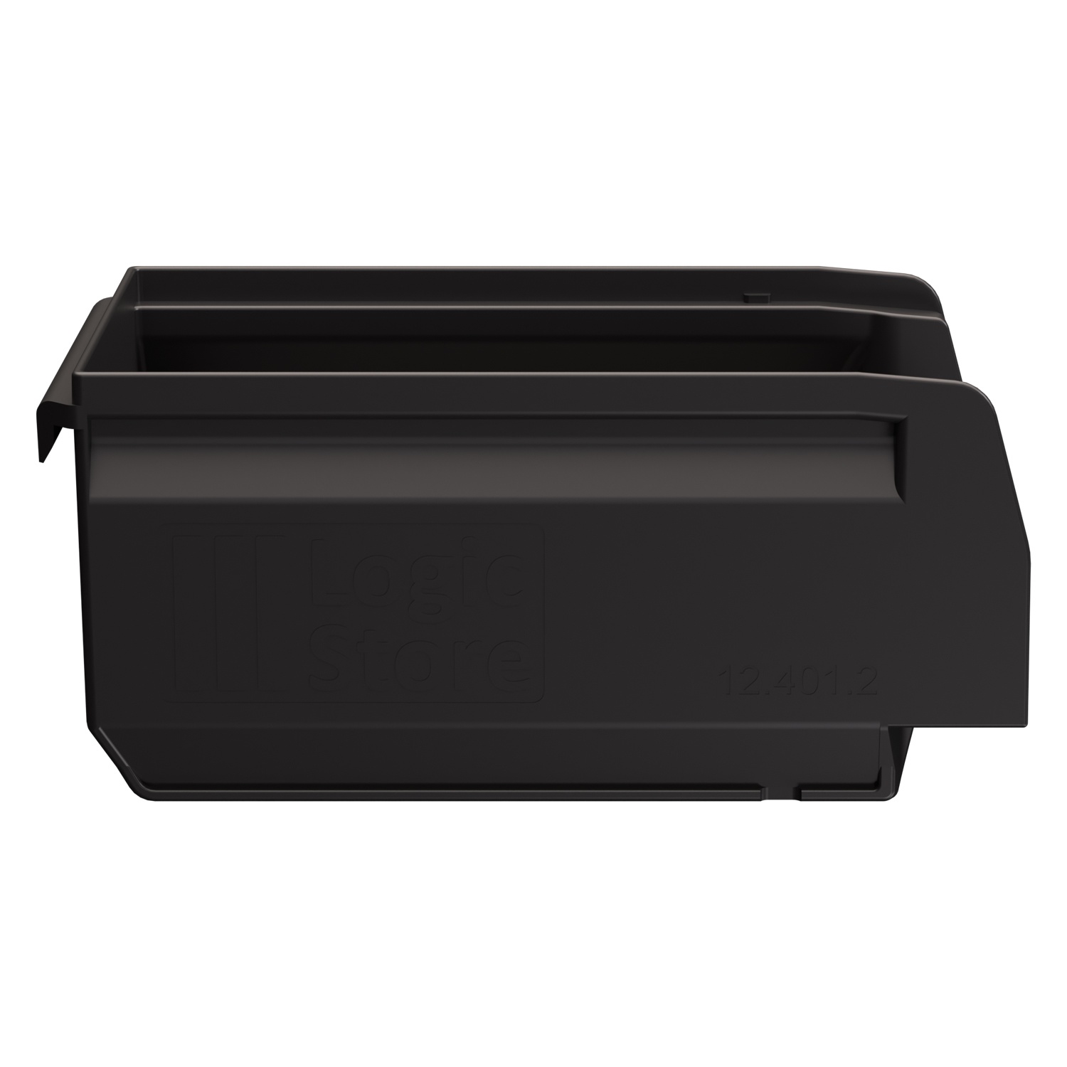 Складской лоток Logic Store 165х100х75 мм iPlast чёрный ЭКО N2 (12.401.2)