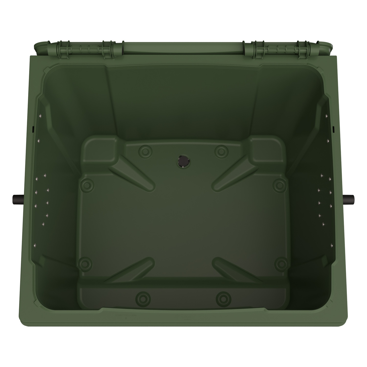 Мусорный контейнер 1100 л iPlast зелёный 4-колёсный с зелёной крышкой N1 (20.807.1) Мусорный контейнер 1100 л iPlast зелёный 4-колёсный с зелёной крышкой N1 (20.807.1)