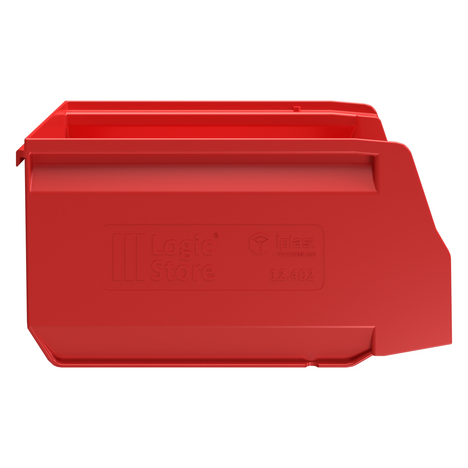 Складской лоток Logic Store 250х150х130 мм iPlast красный N1 (12.402.1)