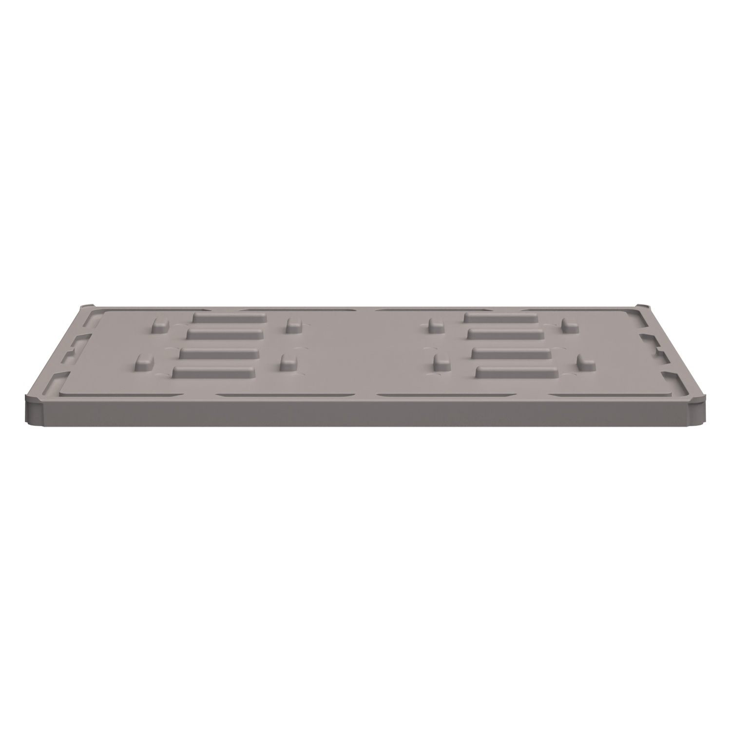 Крышка разборного контейнера Polybox 1450х1150х60 мм iPlast серая NEW (05.022)