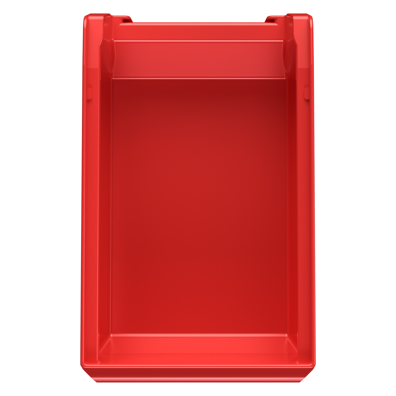 Складской лоток Logic Store 165х100х75 мм iPlast красный с наклейкой 50х70 мм сбоку
