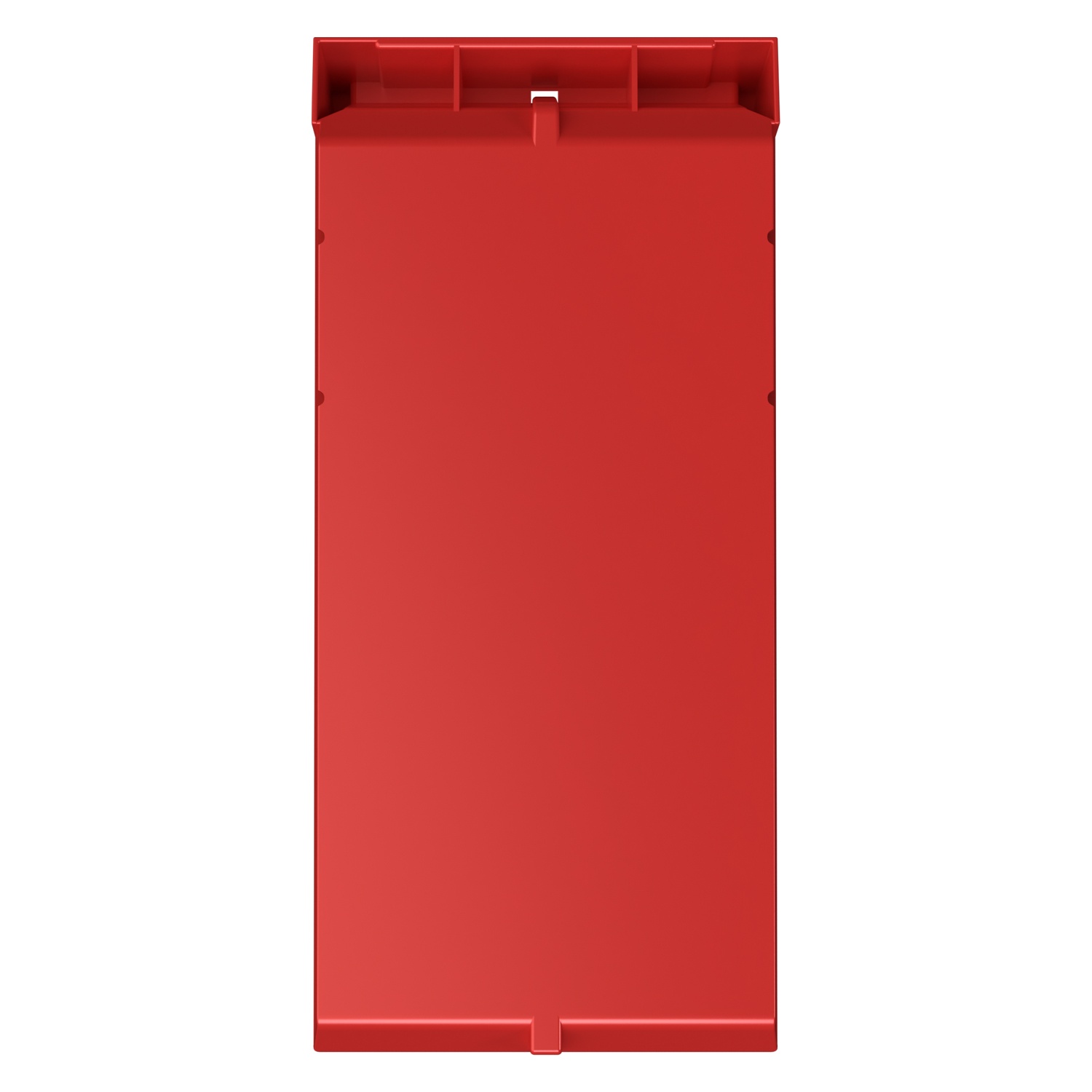 Складской лоток Logic Store 500х225х150 мм iPlast красный с отверстиями для перегородок N1 (12.405.1)
