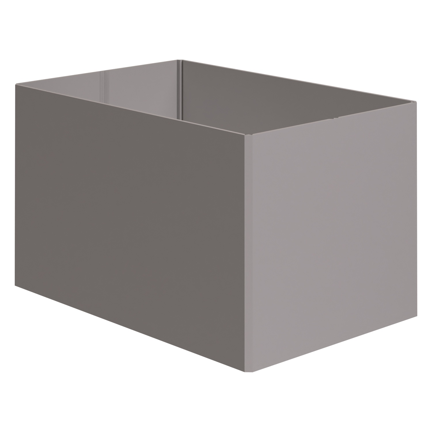 Стенка контейнера СПП 1190x790x700 мм iPlast PolyBox серая
