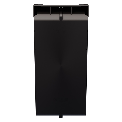 Складской лоток Logic Store 500х225х150 мм iPlast чёрный ЭКО с отверстиями для перегородок N2 (12.405.2)