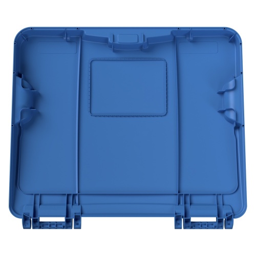 Крышка для мусорного контейнера 1100 л iPlast синяя NEW (21.056)