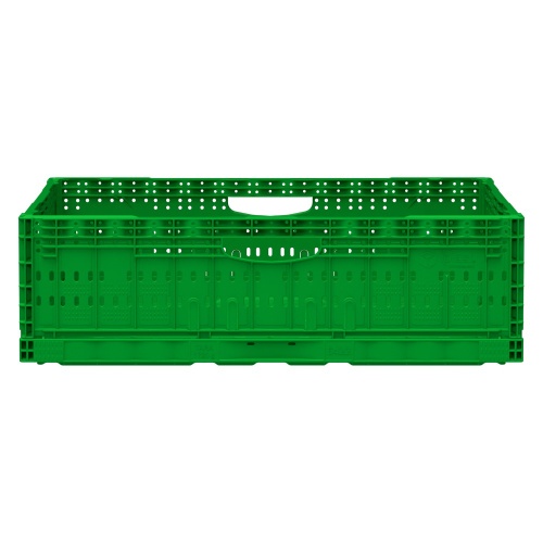 Складной ящик FC-6418 600х400х180 мм iPlast салатовый перфорированный