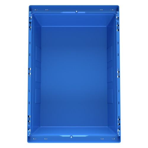 Вкладываемый контейнер INSTORE KVR-6422 600x400x235 мм iPlast голубой с усиленным дном