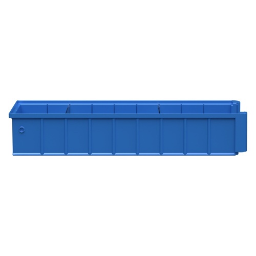 Полочный контейнер SK-51509 500х155х90 мм iPlast голубой с 2 поперечными перегородками