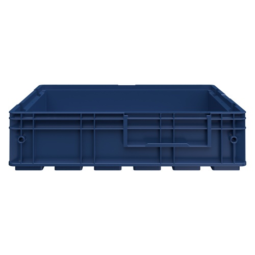 Ящик R-KLT 6415 594х396х147,5 мм iPlast синий индиго с усиленным дном