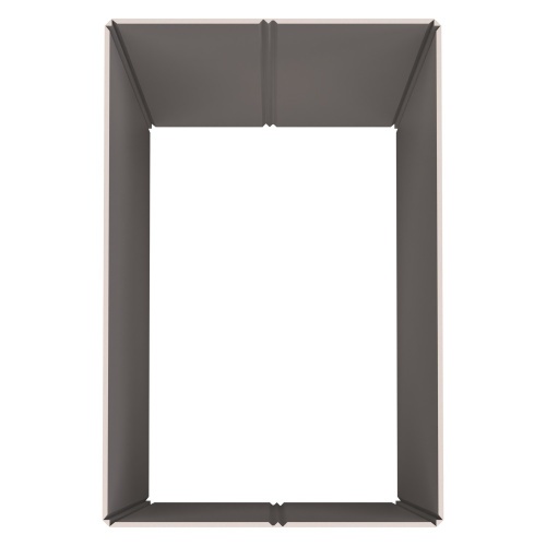 Стенка контейнера Bubble Guard 1190x790x1000 мм iPlast PolyBox серая