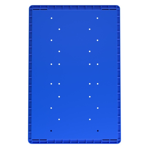 Ящик RL-KLT 6280 594х396х280 мм iPlast голубой с дренажными отверстиями в дне Ящик RL-KLT 6280 594х396х280 мм iPlast голубой с дренажными отверстиями в дне