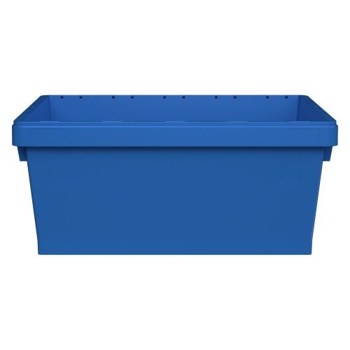 Вкладываемый контейнер INSTORE KVR-8634.1 800х600х340 мм iPlast голубой с усиленным дном и штабельным упором Вкладываемый контейнер INSTORE KVR-8634.1 800х600х340 мм iPlast голубой с усиленным дном и штабельным упором